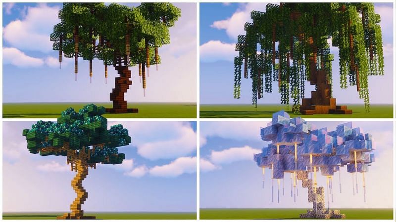 5 best Minecraft custom tree designs