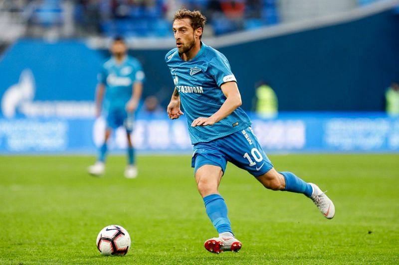 Marchisio in his single season at Zenit