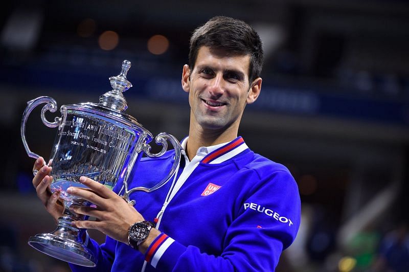 Novak Djokovic won his second title at the US Open in 2015.