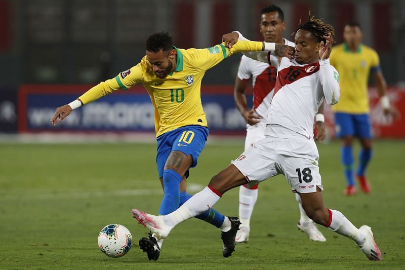 2019 finalists Brazil and Peru lock horns in the first semi-final of the Copa America 2021 on Monday