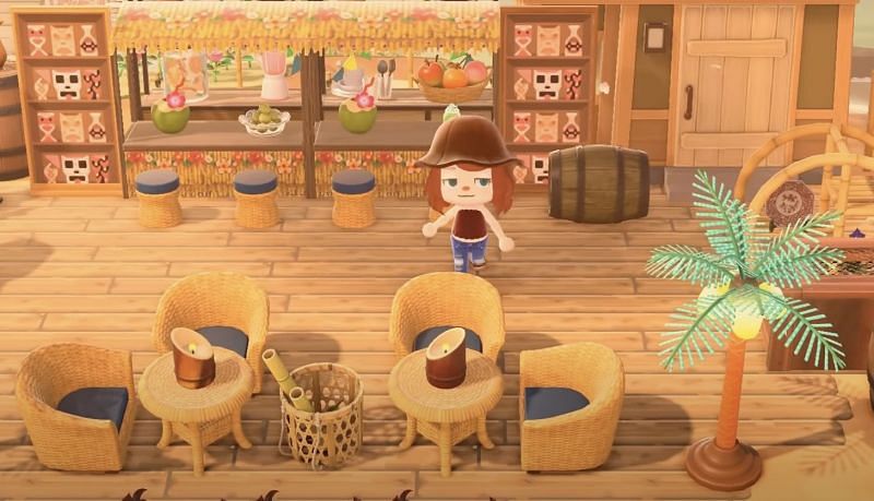 Beachside bar in Animal Crossing: New Horizons (Image via Lex Play)