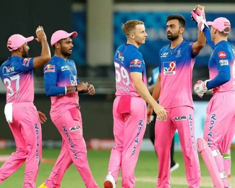 rajasthan royals training jersey 2021