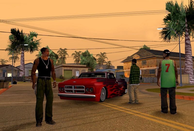 GTA San Andreas has some moments that resemble real life (Image via Playground.Ru)