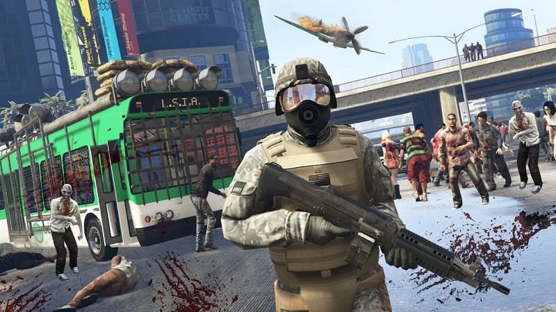 Zombies are a classic staple in the gaming industry, let alone in GTA 5 mods (Image via Typical Gamer)