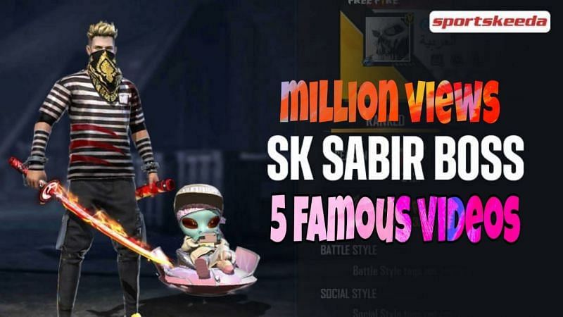 SK Sabir Boss की 5 फेमस Free Fire वीडियोस 