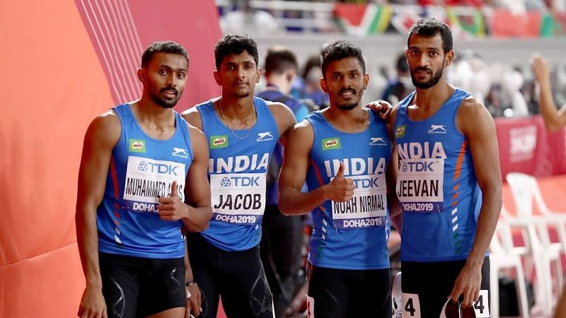 ओलंपिक में नया एशियाई रिकॉर्ड बनाने वाली भारतीय रीले टीम