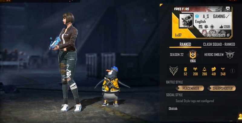 A_S Gaming की Free Fire ID  