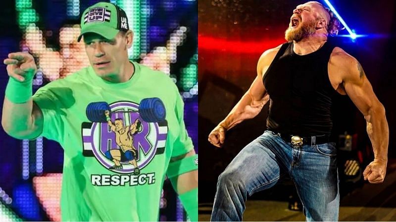 WWE सुपरस्टार्स जॉन सीना और ब्रॉक लैसनर ने वापसी करके रोमन रेंस का सामना किया था