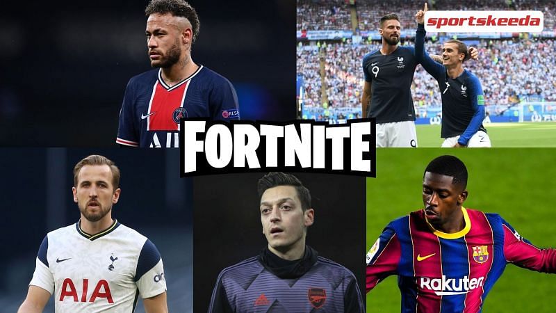 5 footballers who play a lot of Fortnite (Image via Sportskeeda)
