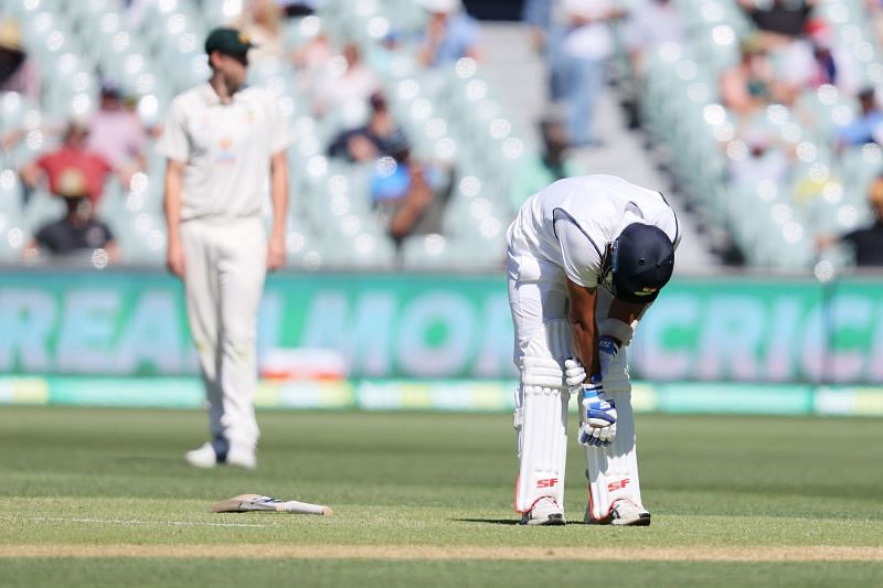 Australia&#039;s Pat Cummins put Mohammed Shami out of commission with a well-directed bouncer