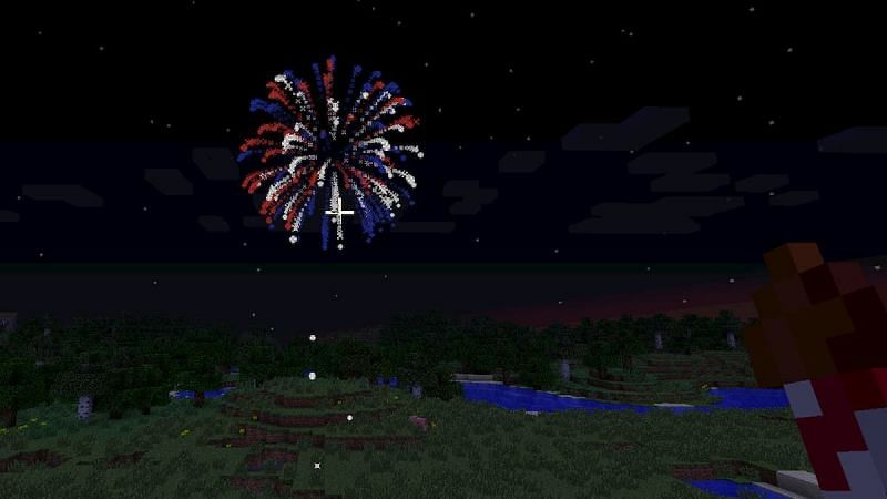 How to make colored fireworks in minecraft