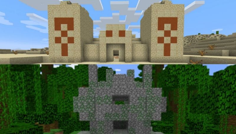 Desert Temple Vs Jungle Temple In Minecraft How Different Are The Two Structures
