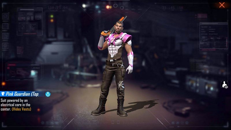 Pink Guardian Top was one of the rewards (Image via Free Fire)