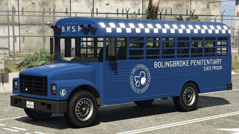 A Bolingbroke Penitentiary State Prison Bus in GTA Online (Image via gta.fandom.com)