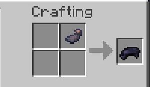 1 ink sac is needed in the crafting recipe for black dye (Image via Minecraft)