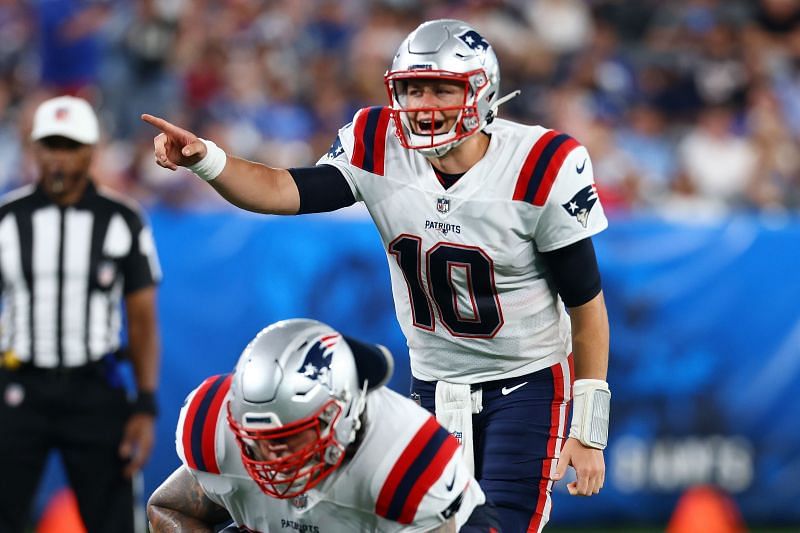 New England Patriots week one starting quarterback Mac Jones