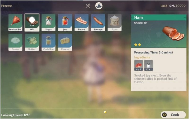 How to get Ham in Genshin Impact