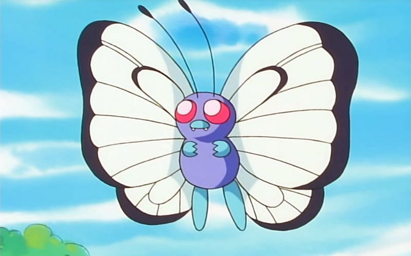 Butterfree is native to the Viridian Forest in Kanto (Image via The Pokemon Company)
