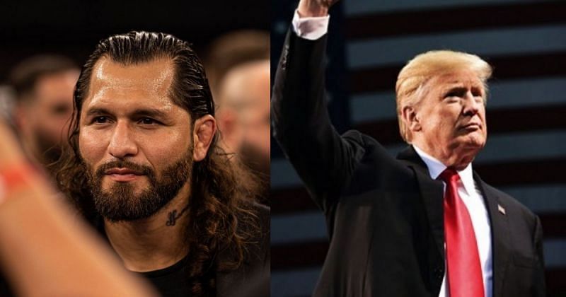 Jorge Masvidal (left), Donald Trump (right) [Images Courtesy: @gamebredfighter and @realdonaldtrump on Instagram]