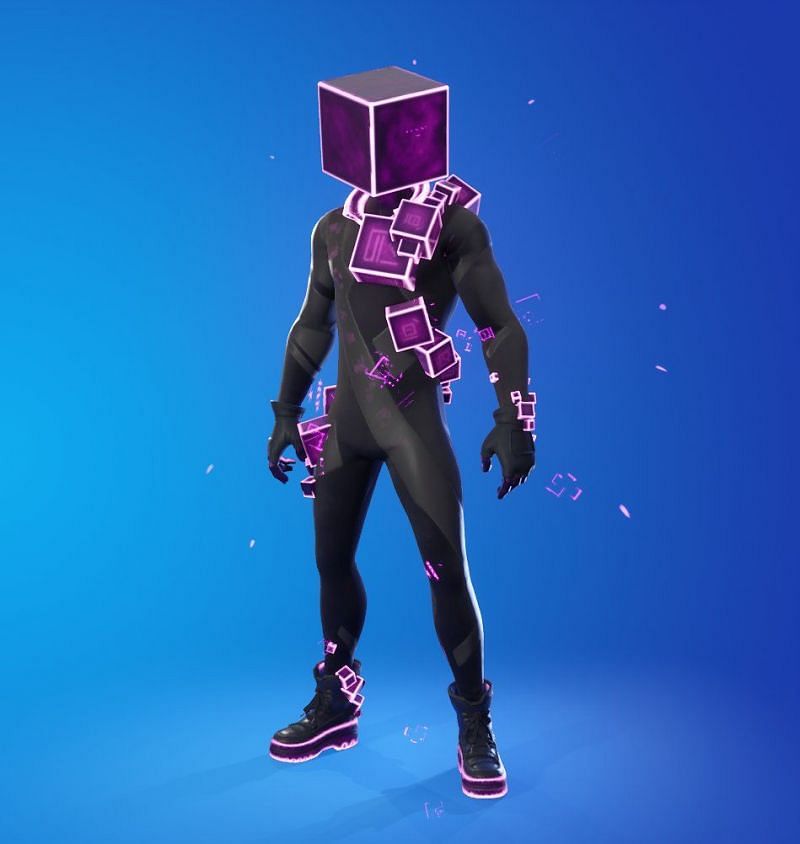 Kevin the Cube skin in Fortnite update 18.10 (Image via HYPEX/Twitter)