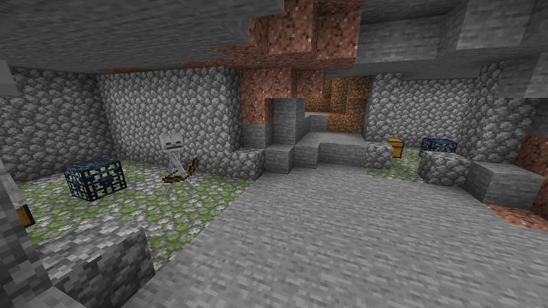 Two dungeons (Image via Minecraft)