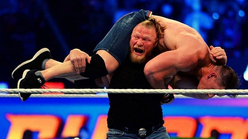 WWE SummerSlam में की थी ब्रॉक लैसनर ने वापसी