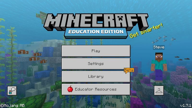 Minecraft Education Edition prioritizes &quot;getting smarter&quot; as the game tells players (Image via Minecraft)