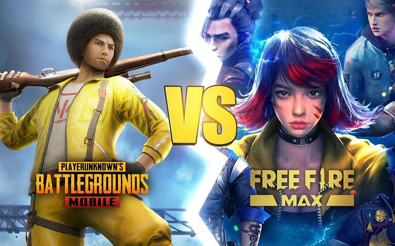 pubg mobile vs free fire max