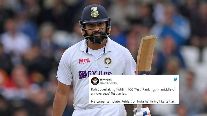 आईसीसी टेस्ट रैंकिंग में पहली बार टॉप 5 में आने के बाद रोहित शर्मा की चर्चा चल रही है
