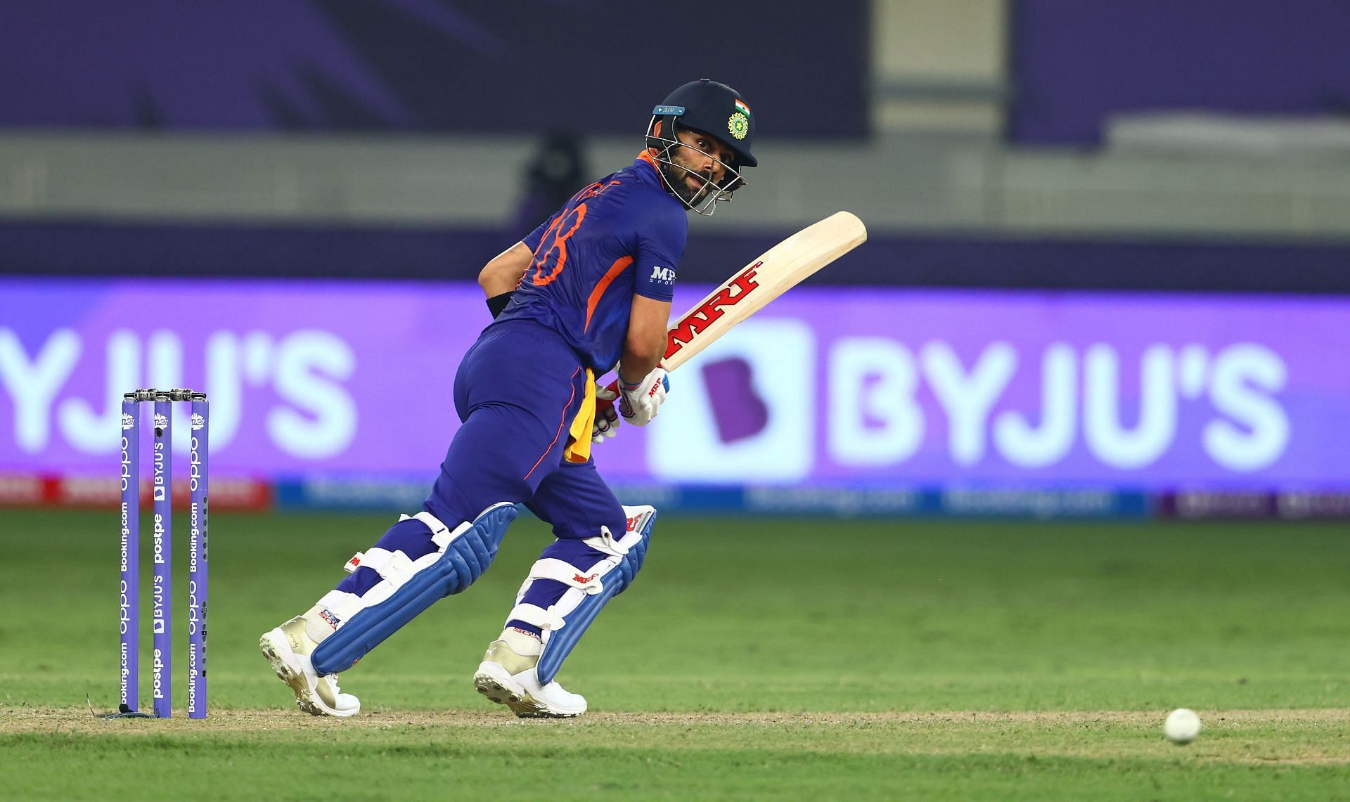 Kohli scored 57 off 49 balls after coming into bat in the very first over itself