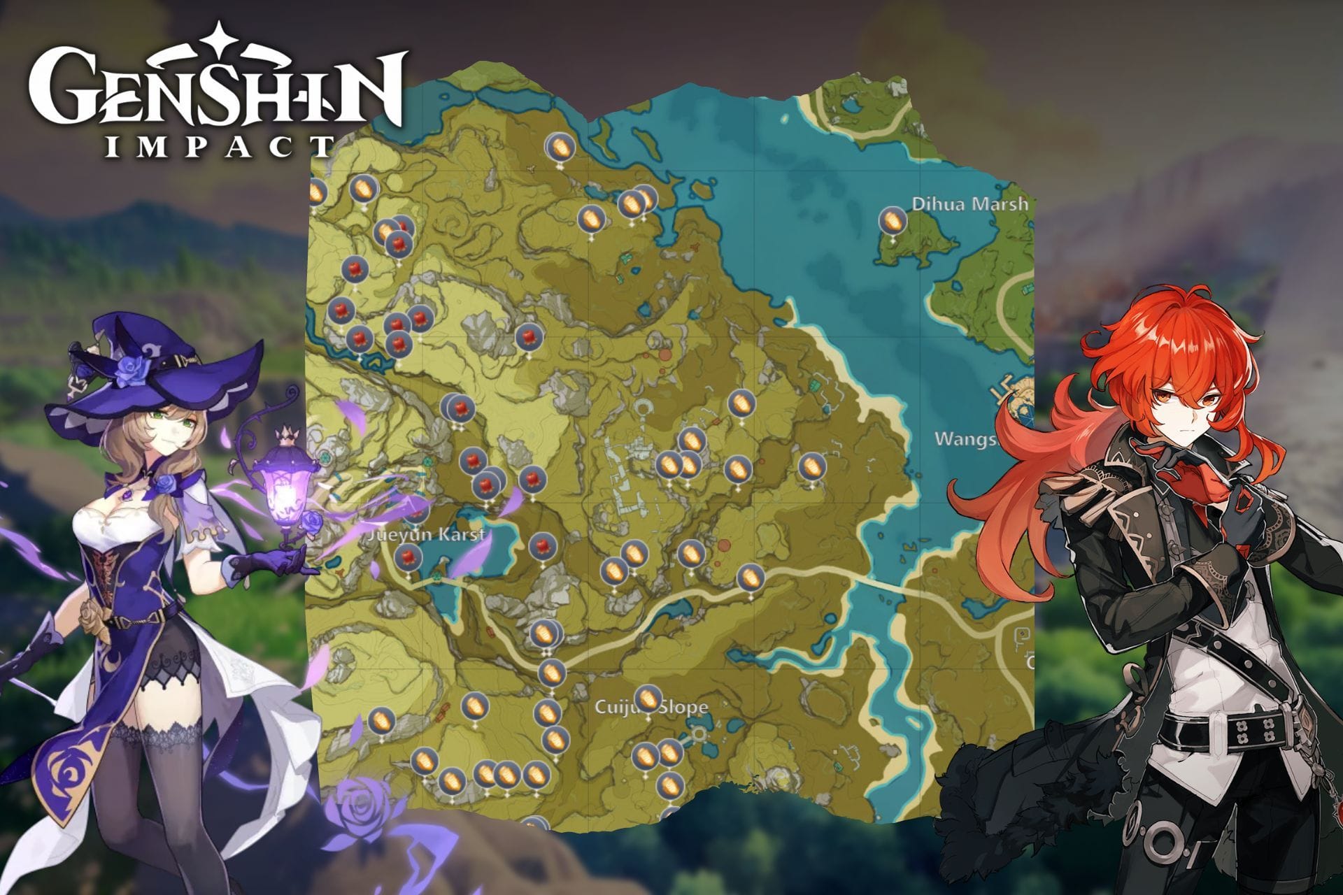 How to best use Genshin Impact interactive map: Routes, exploration and  farming guide