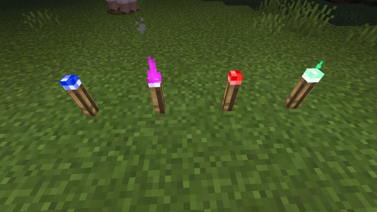 How to get colored torches in Minecraft: Education Edition