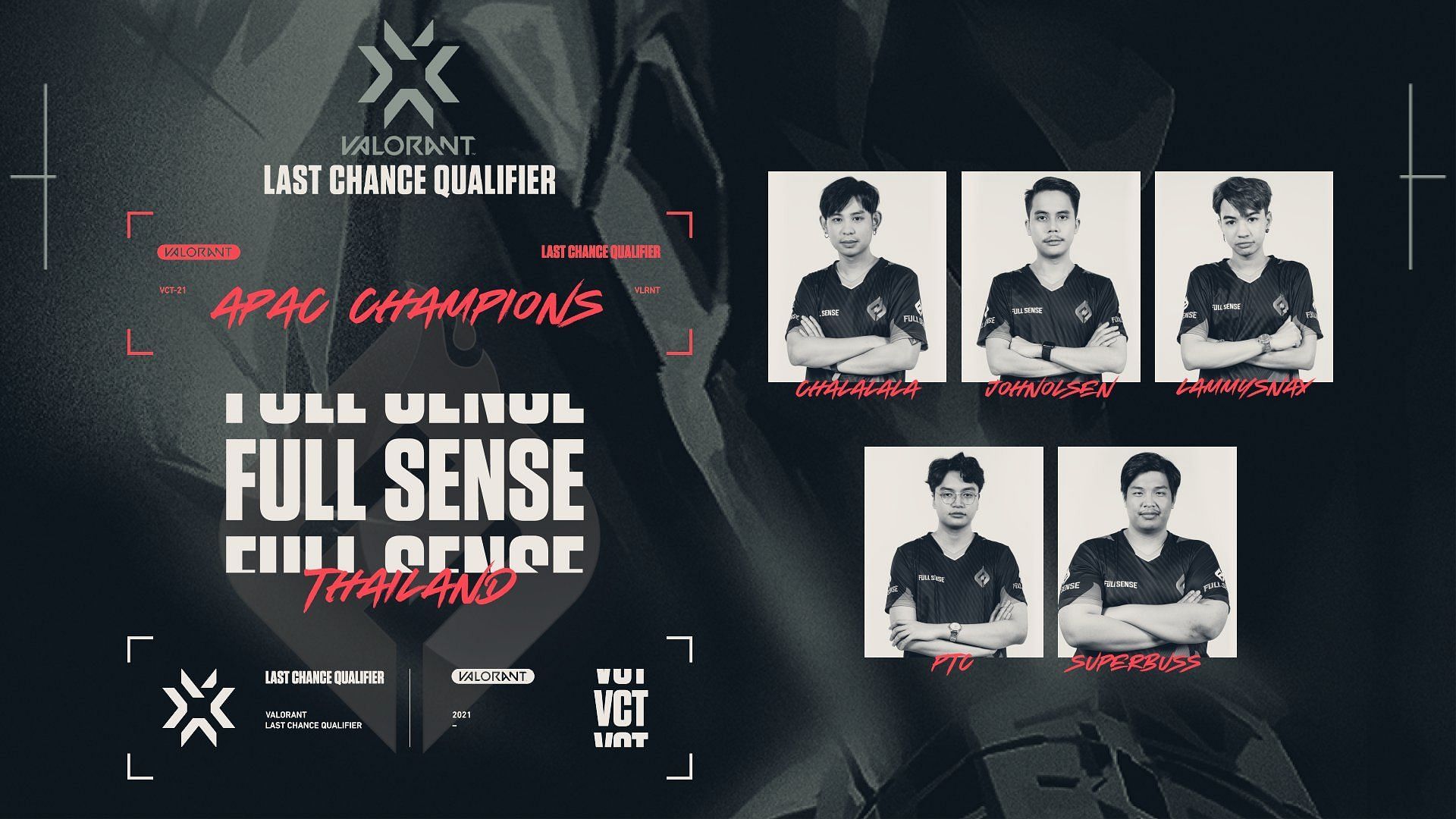 Full Sense wins APAC LCQ and qualifies for Valorant Champions 2021