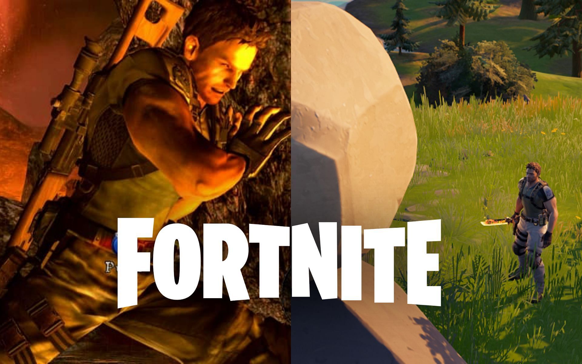 Fortnite players roast Chris Redfield over "boulder punching" scene