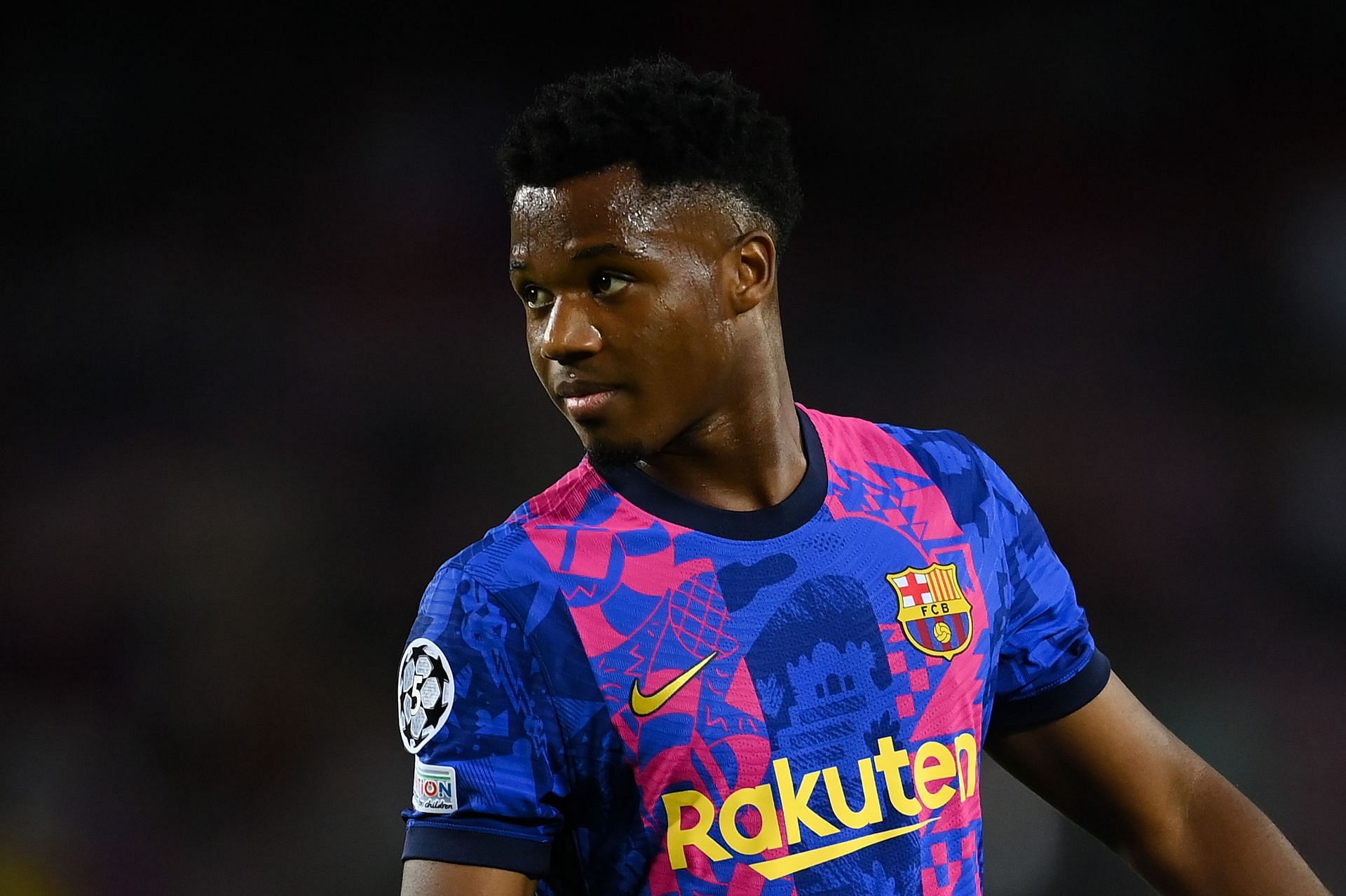 Ansu Fati has amassed just 160 minutes of playing time by Barcelona manager Ronald Koeman so far