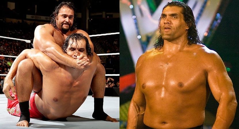 WWE के इन सुपरस्टार्स ने द ग्रेट खली को सबमिशन से हराया