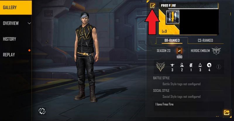 The next step is to tap on this icon (Image via Free Fire MAX)