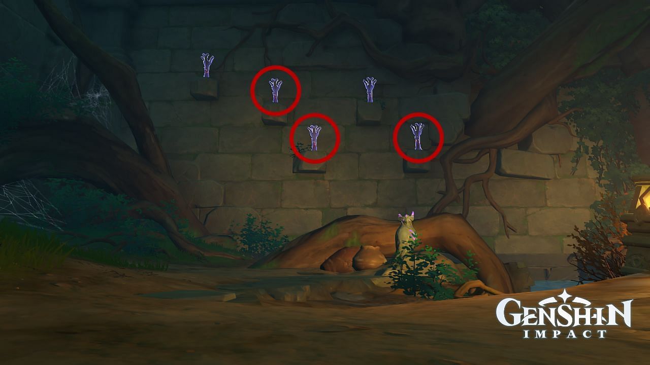 Second torch puzzle solution (Image via Genshin Impact)