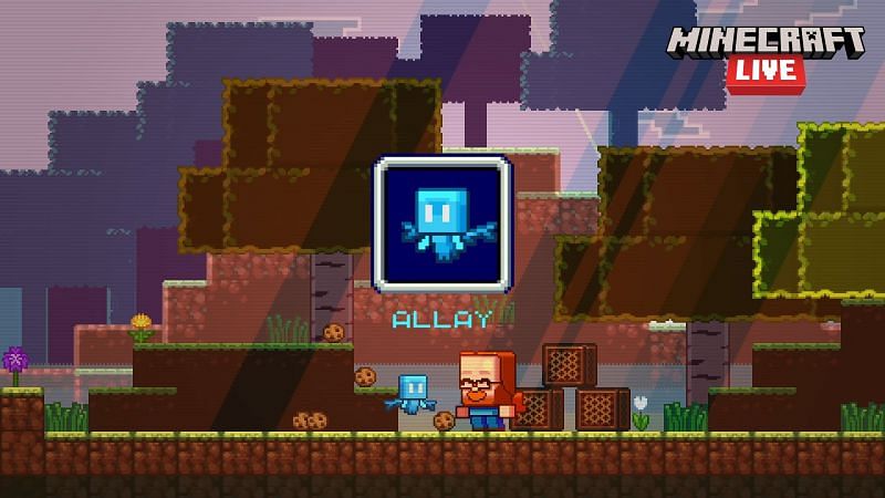 Allay, the second candidate for Mob Vote 2021 (Image via Mojang)