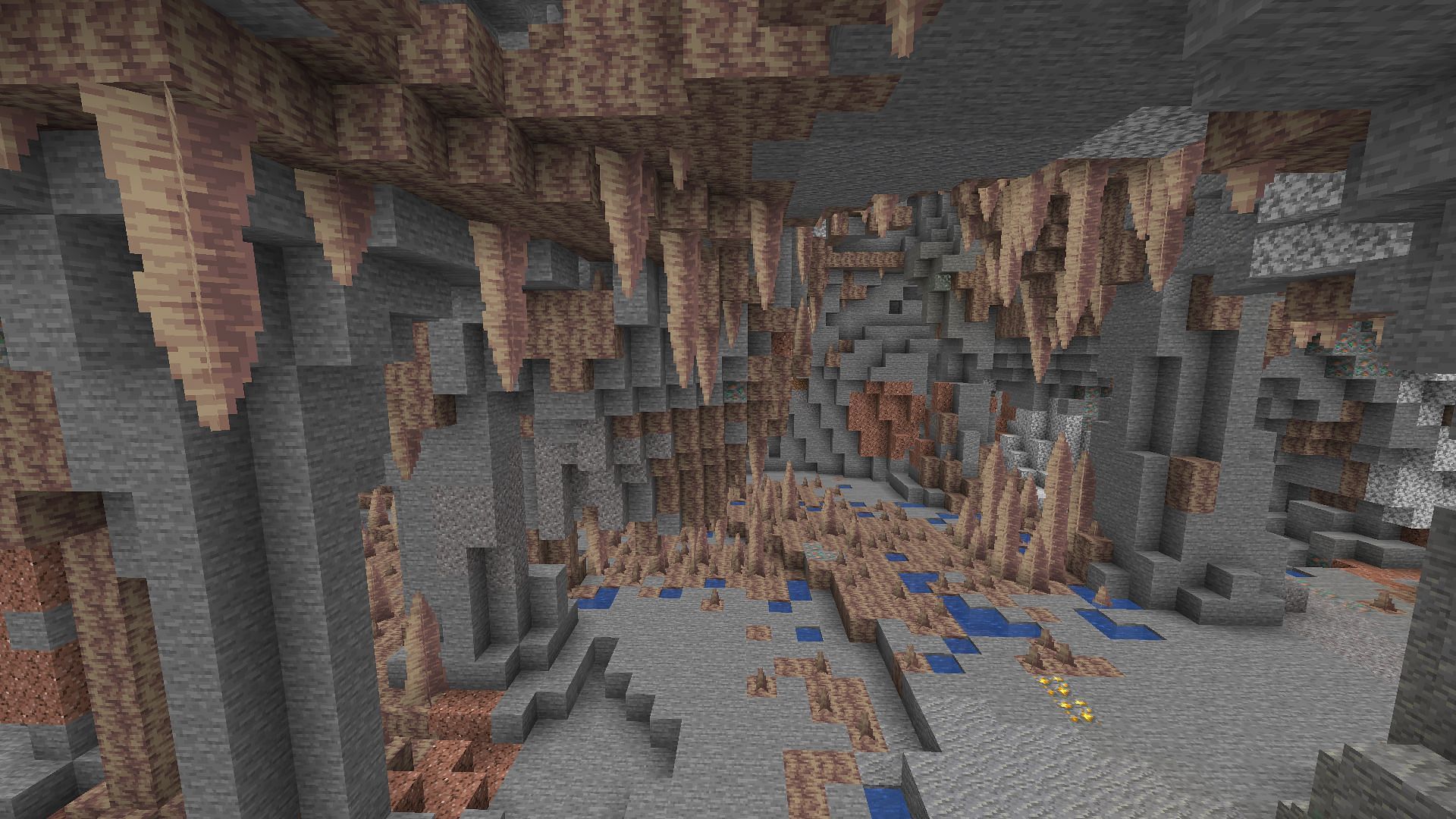 Dripstone cave biome (Image via Minecraft)