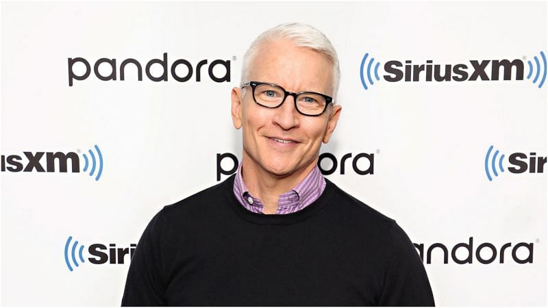 Anderson Cooper visits the SiriusXM Studios on September 22, 2021, in New York City (Image via Getty Images)