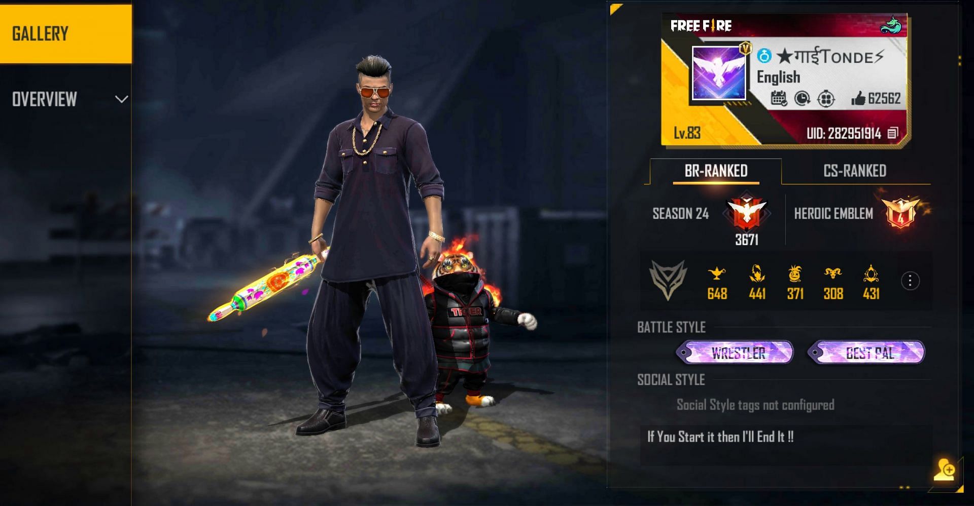 free fire tonde gamer name