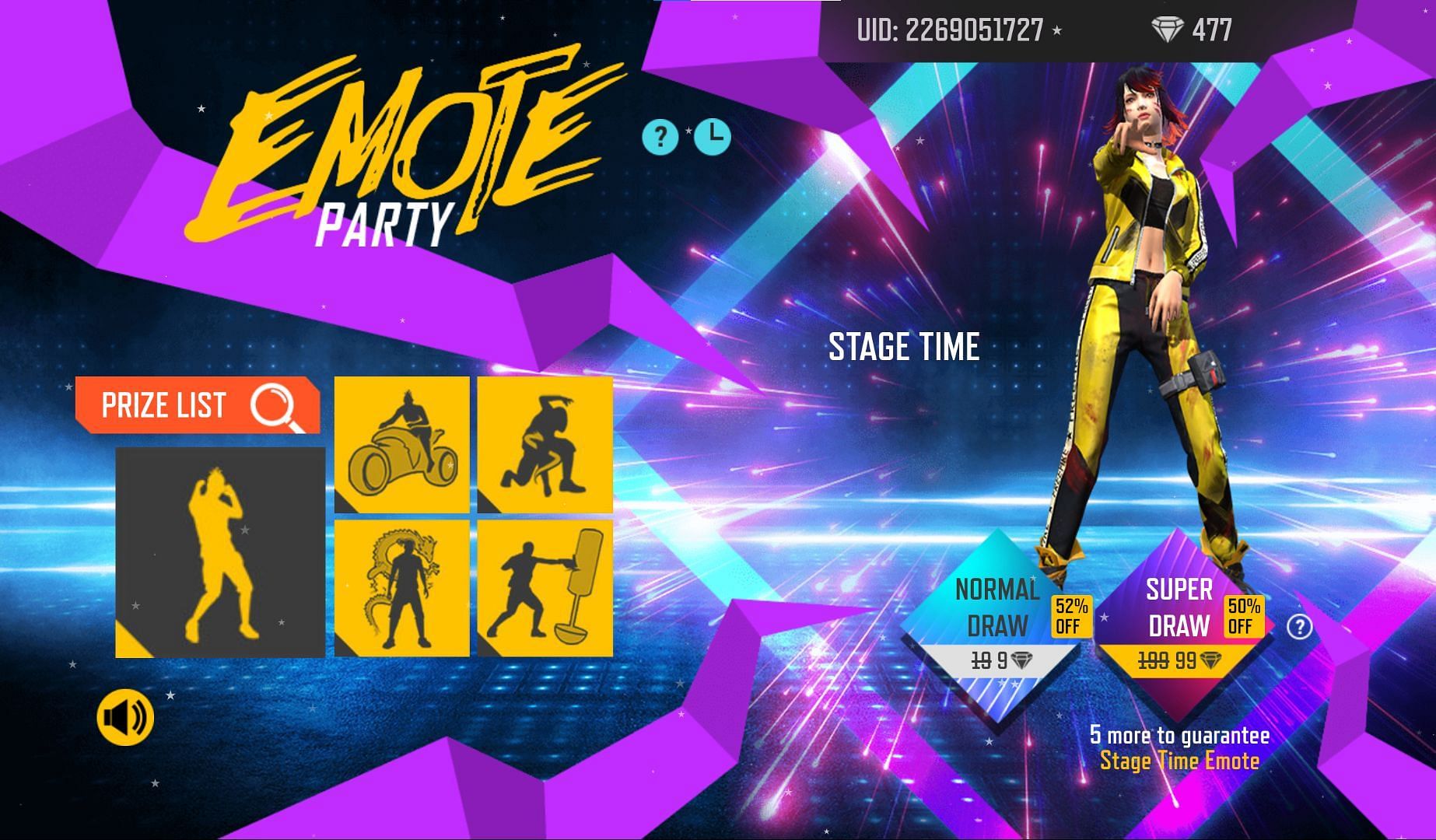 Free Fire Emote Party Event How To Get Legendary Emotes This Week