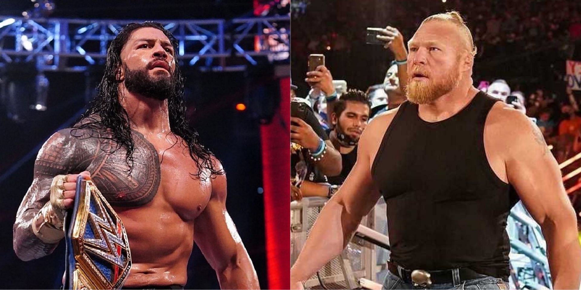 WWE Crown Jewel में रोमन रेंस और ब्रॉक लैसनर के बीच धमाकेदार मैच होगा
