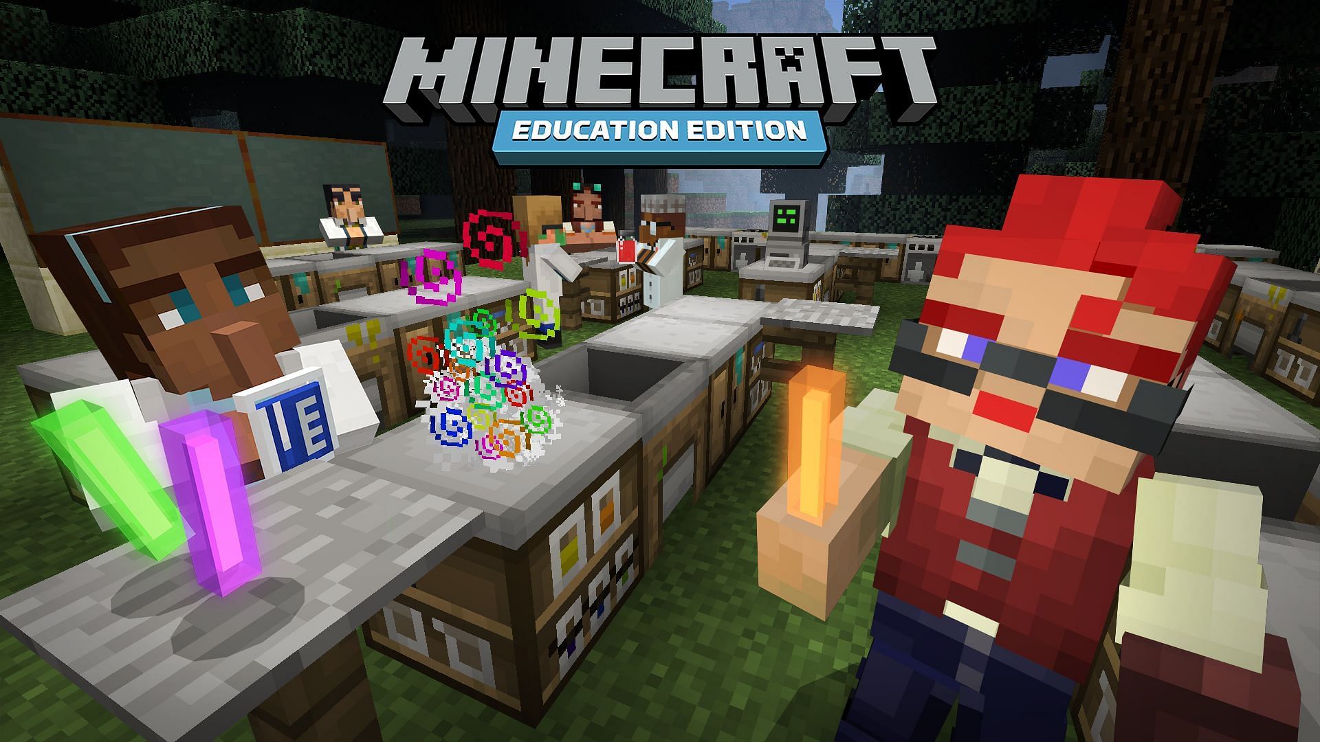 Chemistry can be used to learn a lot more in Minecraft. (Image via Mojang)