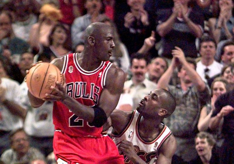 Despite a worthy challenge from defensive juggernaut Gary Payton, Michael Jordan and the Bulls found victory again