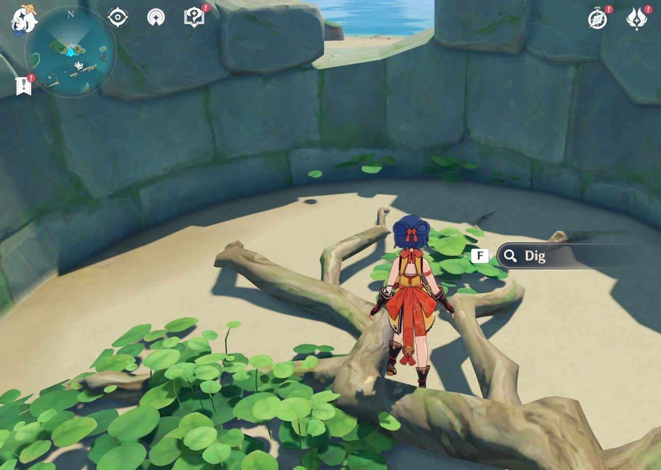 All 6 buried chest locations in Inazuma in Genshin Impact