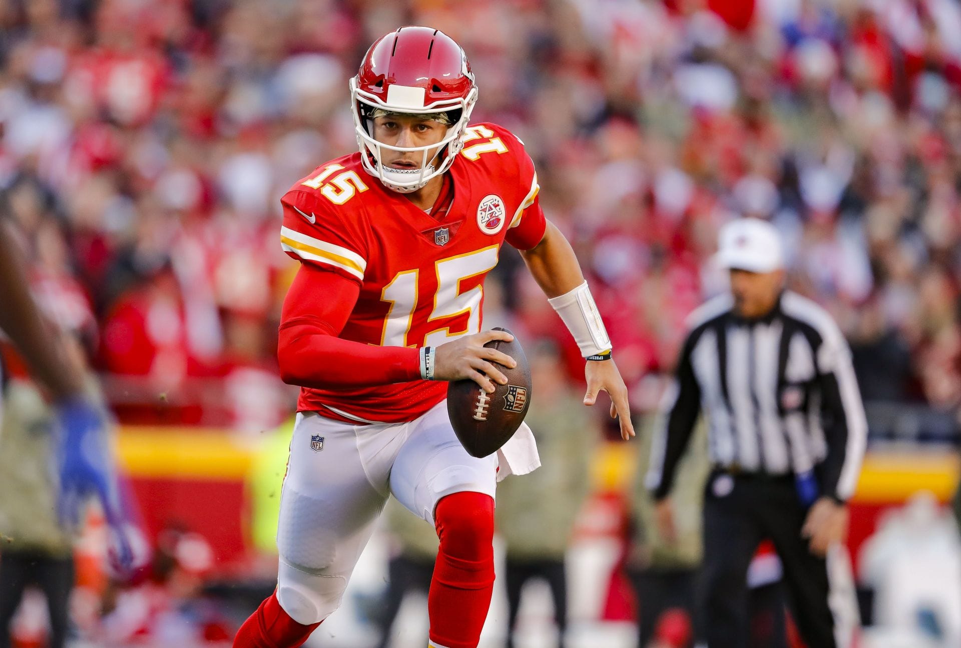 How did Kansas City Chiefs star Patrick Mahomes spend his byeweek?