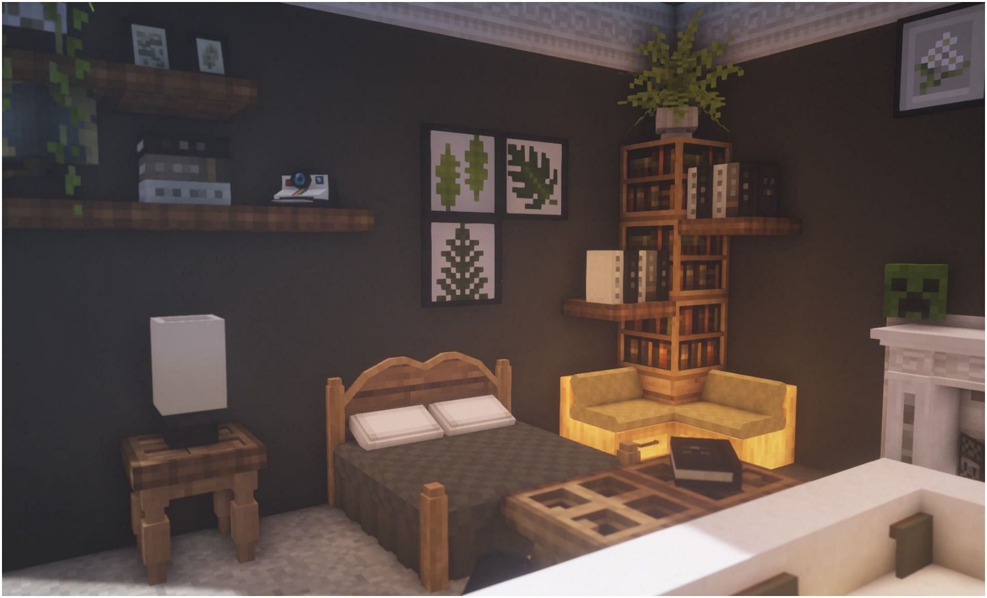 Bedroom decorating ideas minecraft