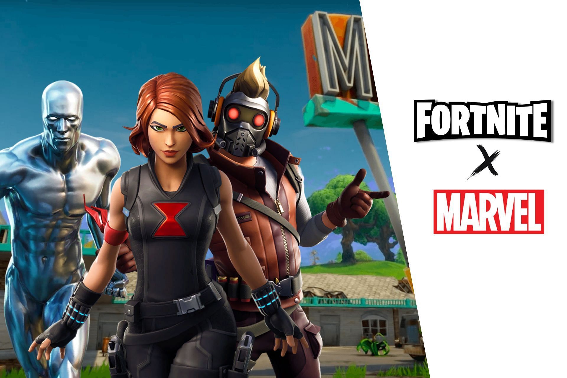 There are a ton of Marvel skins in Fortnite Battle Royale, but not all were able to click with the fans (Image via Sportskeeda)